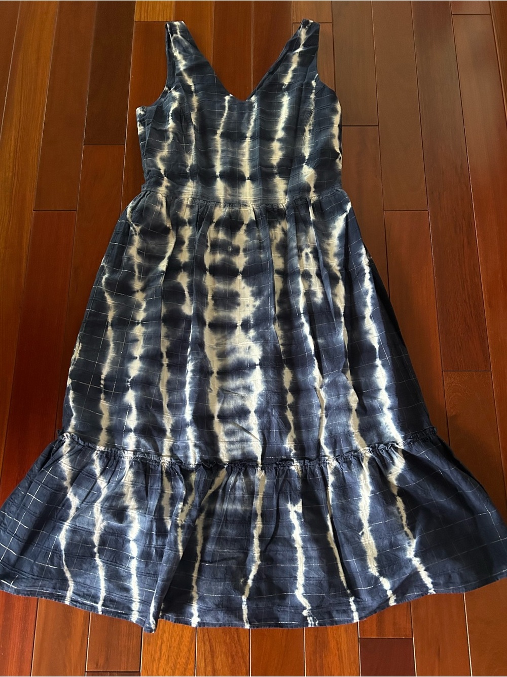 Hatley Tie-Dye Navy & White Summer Dress, women’s S